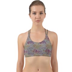 Pattern Armenian Birds Back Web Sports Bra by Gohar