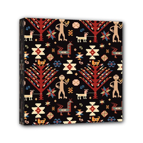 Carpet-symbols Mini Canvas 6  X 6  (stretched) by Gohar