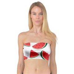 Watermelon Seamless Pattern Bandeau Top by Jancukart