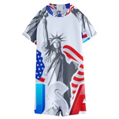 New York City Holiday United States Usa Kids  Boyleg Half Suit Swimwear by Jancukart