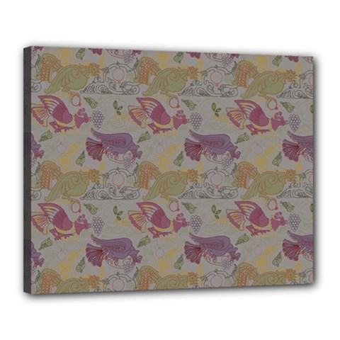 Pattern-tsit Canvas 20  X 16  (stretched) by Gohar