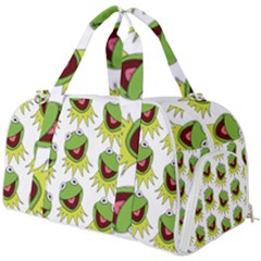 Kermit The Frog Burner Gym Duffel Bag by Valentinaart