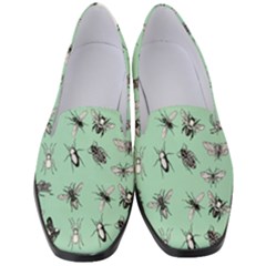 Insects Pattern Women s Classic Loafer Heels by Valentinaart