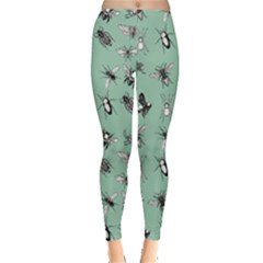 Insects Pattern Leggings  by Valentinaart