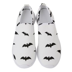 Bat Pattern Women s Slip On Sneakers by Valentinaart
