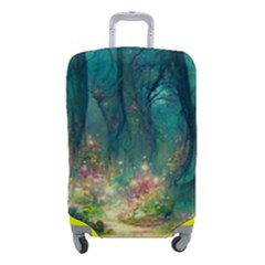 Magical Forest Forest Painting Fantasy Luggage Cover (small) by danenraven