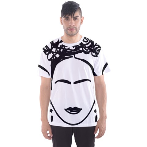 Frida Kahlo  Men s Sport Mesh Tee by Sobalvarro