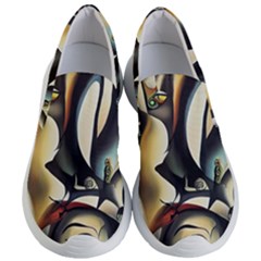 Model Of Picasso Women s Lightweight Slip Ons by Sparkle