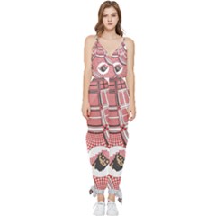 Im Fourth Dimension Saudi Sleeveless Tie Ankle Chiffon Jumpsuit by imanmulyana
