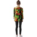 Hamburger Cheeseburger Burger 3d Render Snack Kids  V Neck Casual Top View2