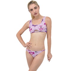 Seamless Cute Colourfull Owl Kids Pattern The Little Details Bikini Set by Pakemis