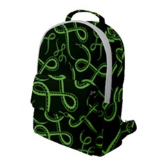 Snakes Seamless Pattern Flap Pocket Backpack (large) by Pakemis