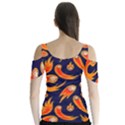 Space Patterns Pattern Butterfly Sleeve Cutout Tee  View2