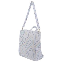 Abstract Colorful Topographic Map Design Vector Crossbody Backpack by Pakemis