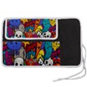 Graffiti Characters Seamless Pattern Pen Storage Case (M) View2