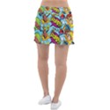 Comic Elements Colorful Seamless Pattern Classic Tennis Skirt View2