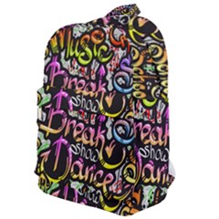 Graffiti Word Seamless Pattern Classic Backpack by Pakemis