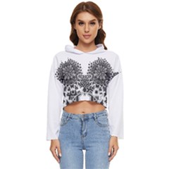 Im Fourth Dimension X7 Women s Lightweight Cropped Hoodie by imanmulyana