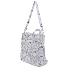 Contemporary Nature Seamless Pattern Crossbody Backpack by Pakemis