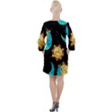 Seamless Pattern With Sun Moon Children Open Neck Shift Dress View2