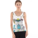 Cute-seamless-pattern-with-space Tank Top View1