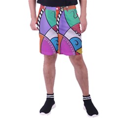 Modern Art Men s Pocket Shorts by gasi