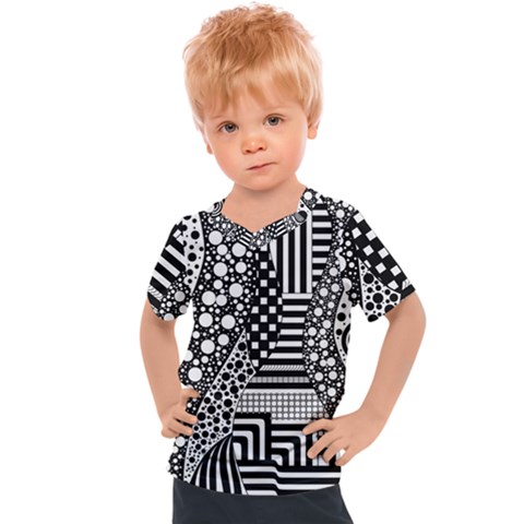 Black And White Kids  Sports Tee by gasi