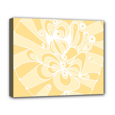 Amber Zendoodle Deluxe Canvas 20  X 16  (stretched) by Mazipoodles