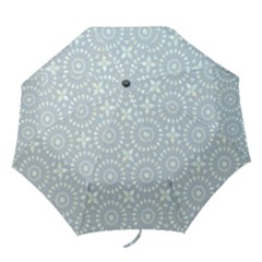 Kaleidoscope Duck Egg Folding Umbrellas by Mazipoodles