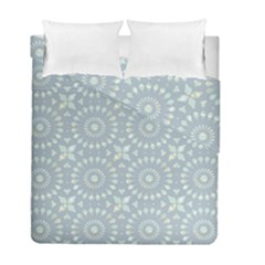Kaleidoscope Duck Egg Duvet Cover Double Side (full/ Double Size) by Mazipoodles