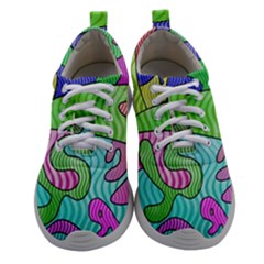 Colorful Stylish Design Women Athletic Shoes by gasi