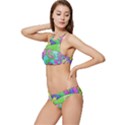 Colorful stylish design Banded Triangle Bikini Set View2