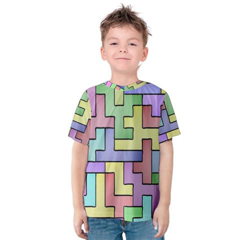 Colorful Stylish Design Kids  Cotton Tee by gasi