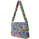 Colorful stylish design Full Print Messenger Bag (L) View2