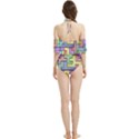 Colorful stylish design Halter Flowy Bikini Set  View2
