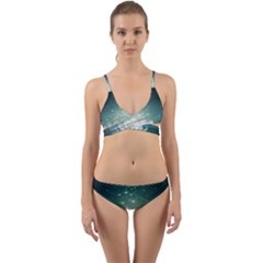 Sparkle Lotus Wrap Around Bikini Set by Sparkle