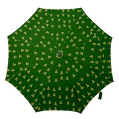 Green Christmas Trees Green Hook Handle Umbrellas (medium) by TetiBright