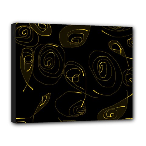 Fish 711 Canvas 14  X 11  (stretched) by Mazipoodles