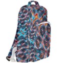 Fractal Black Texture Wallpaper Art Design Art Double Compartment Backpack View2