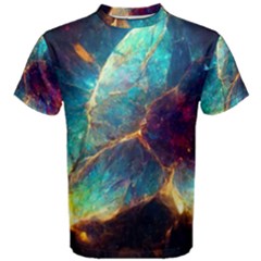 Abstract Galactic Men s Cotton Tee by Ravend