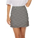 Seamless Abstract Geometric Pattern Background Mini Front Wrap Skirt View1