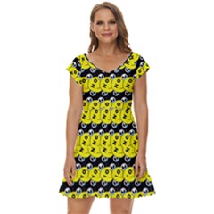 Smile Short Sleeve Tiered Mini Dress by Sparkle
