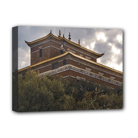 Buddhist Temple, Lavalleja, Uruguay Deluxe Canvas 16  X 12  (stretched)  by dflcprintsclothing