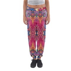 Firey Repeats I Women s Jogger Sweatpants by kaleidomarblingart