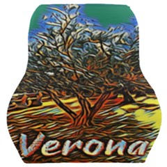 Colorful Verona Olive Tree Car Seat Back Cushion  by ConteMonfrey