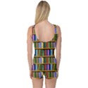 Books On A Shelf One Piece Boyleg Swimsuit View2