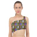 Books On A Shelf Spliced Up Bikini Top  View1