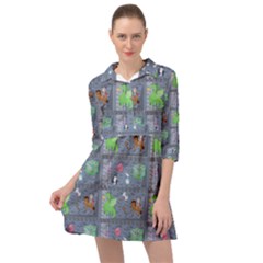 Micro Dnd Mini Skater Shirt Dress by NerdySparkleGoth