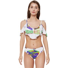 Project 20230104 1756111-01 Ruffle Edge Tie Up Bikini Set	 by 1212