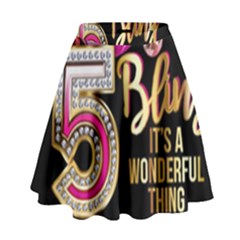 Pop Socket - Gemz High Waist Skirt by KzFashionShop